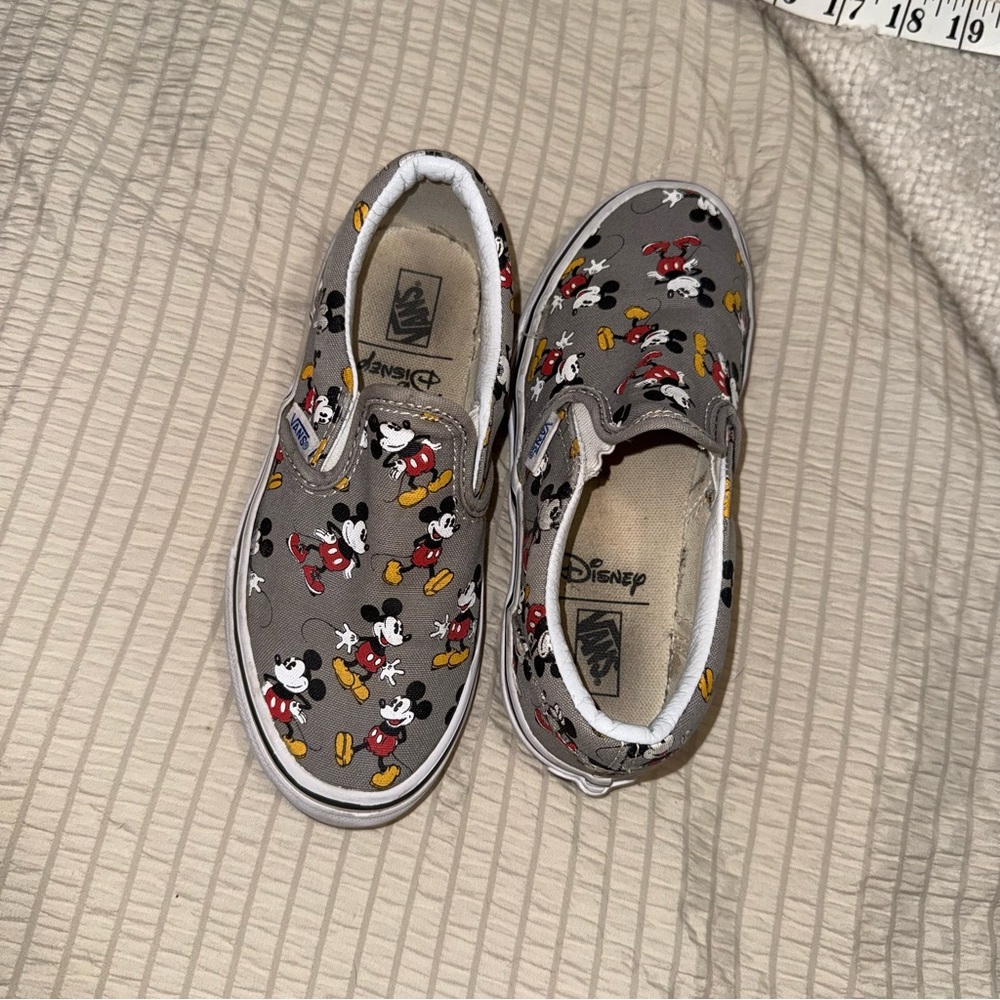 Vans Disney Kids Classic Mickey Mouse Slip On Sneakers 1